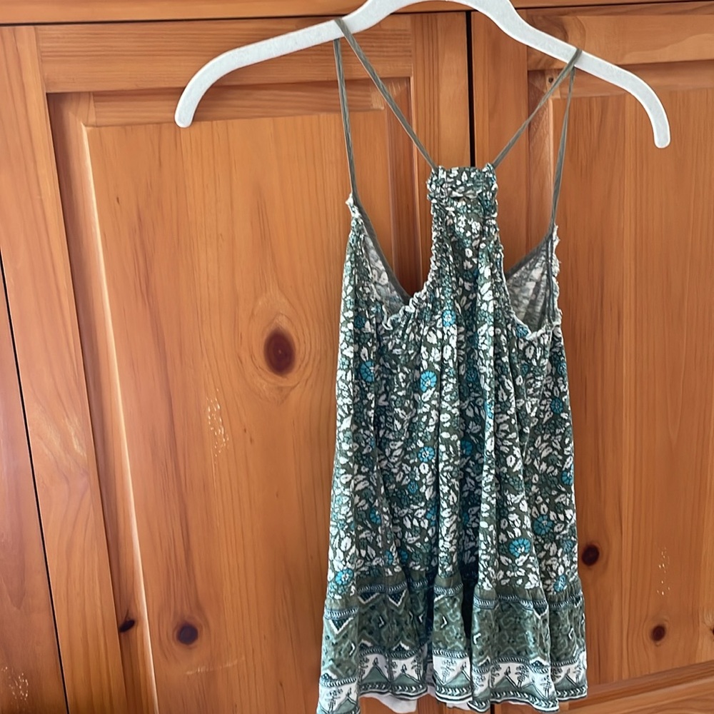 American Eagle Outfitters 🦅 Olive Paisley Tank - Picture 10 of 12